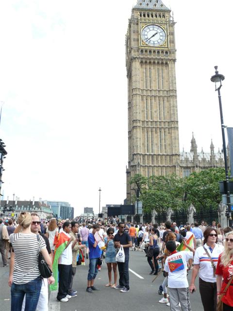 Londoni utcak&eacute;p olimpia idej&eacute;n 2012.